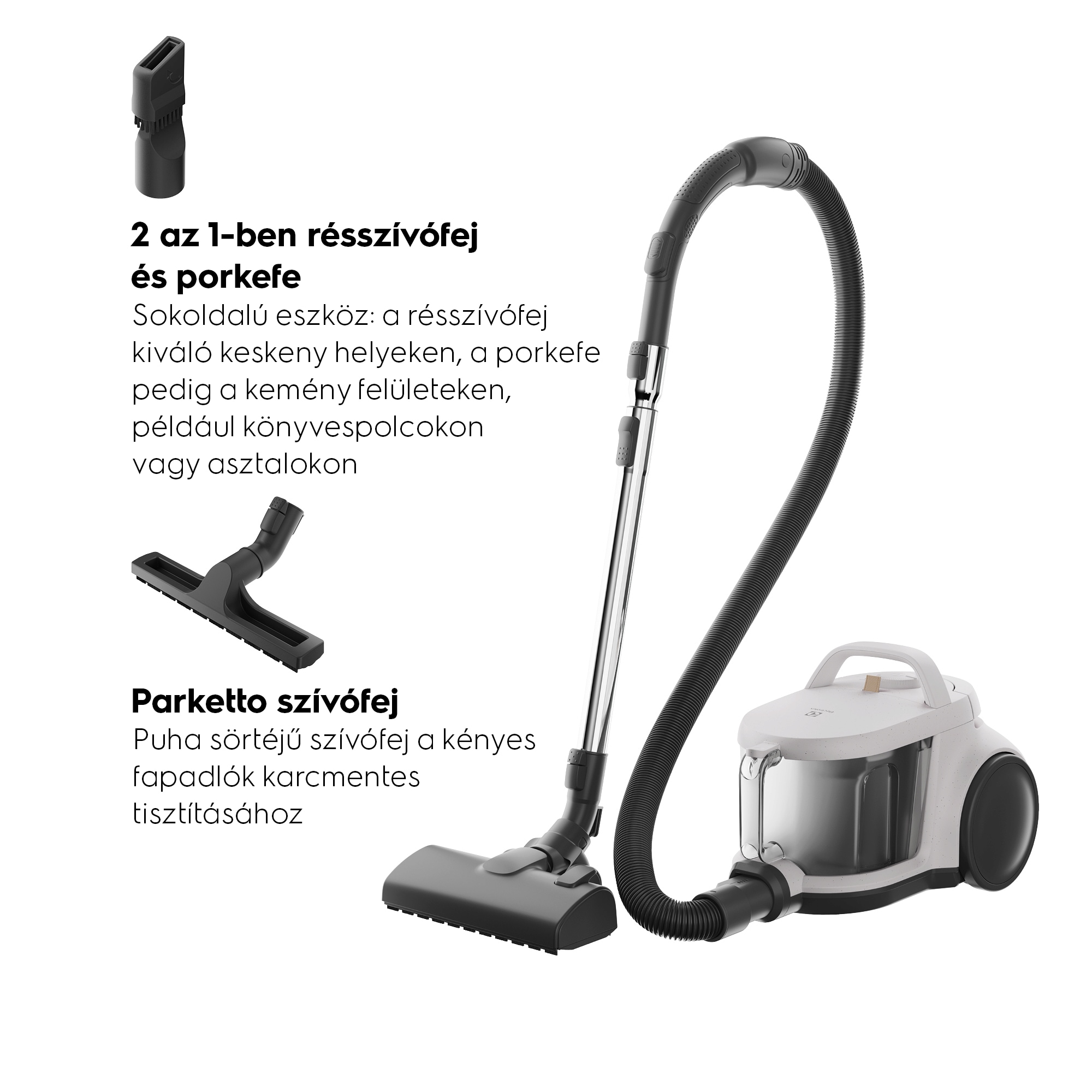 Electrolux - Porzsák nélküli porszívók - EL51C2SW