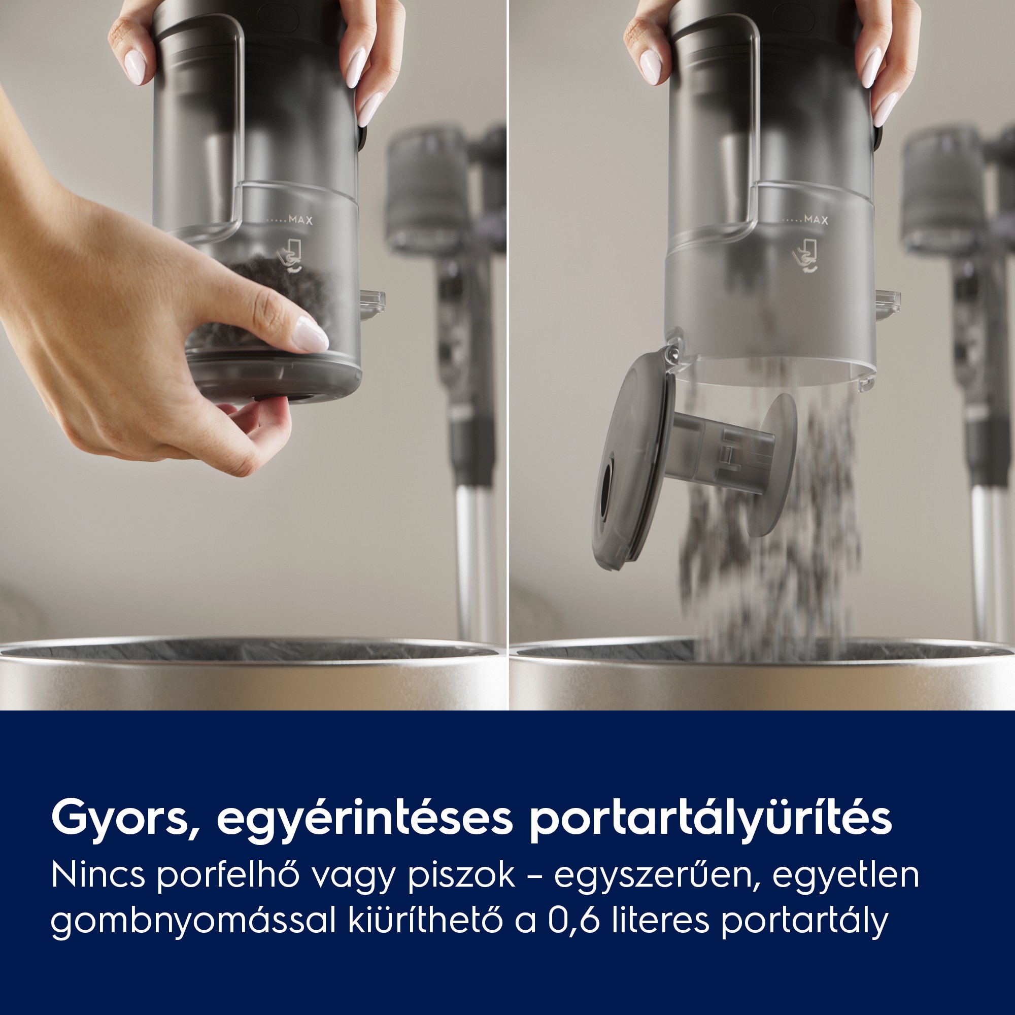 Electrolux - Akkumulátoros álló porszívó - EP61H21WET