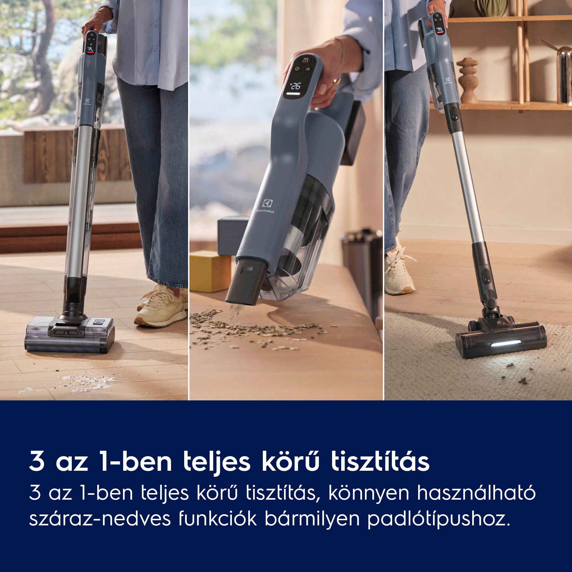 Electrolux - Vezeték nélküli nedves takarítógép - EW82U2DB