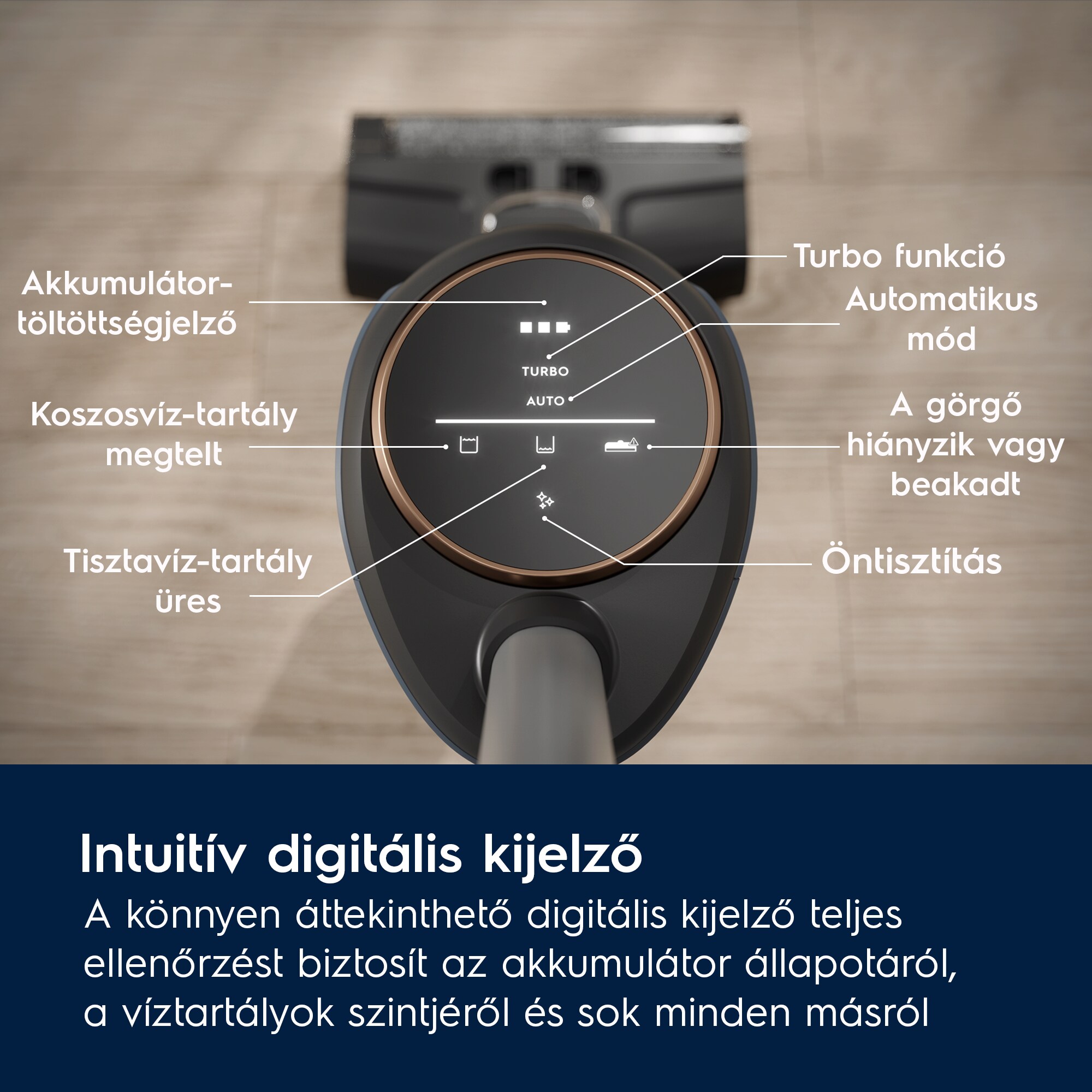 Electrolux - Vezeték nélküli nedves takarítógép - EW81U3DB