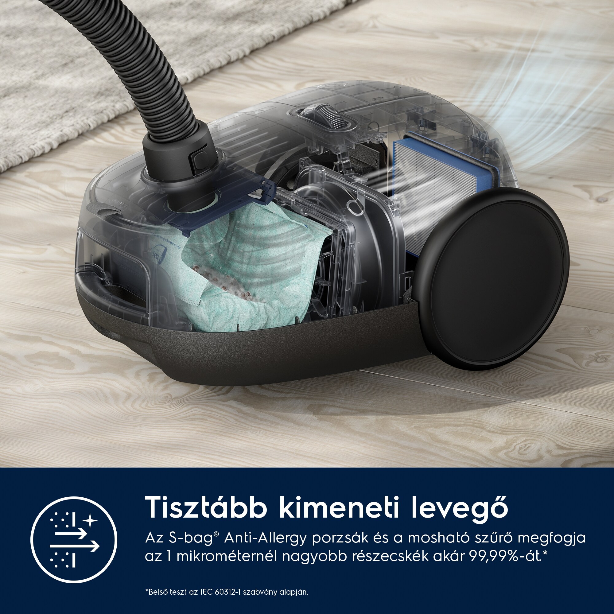 Electrolux - Porzsákos porszívó - EB61H6SW