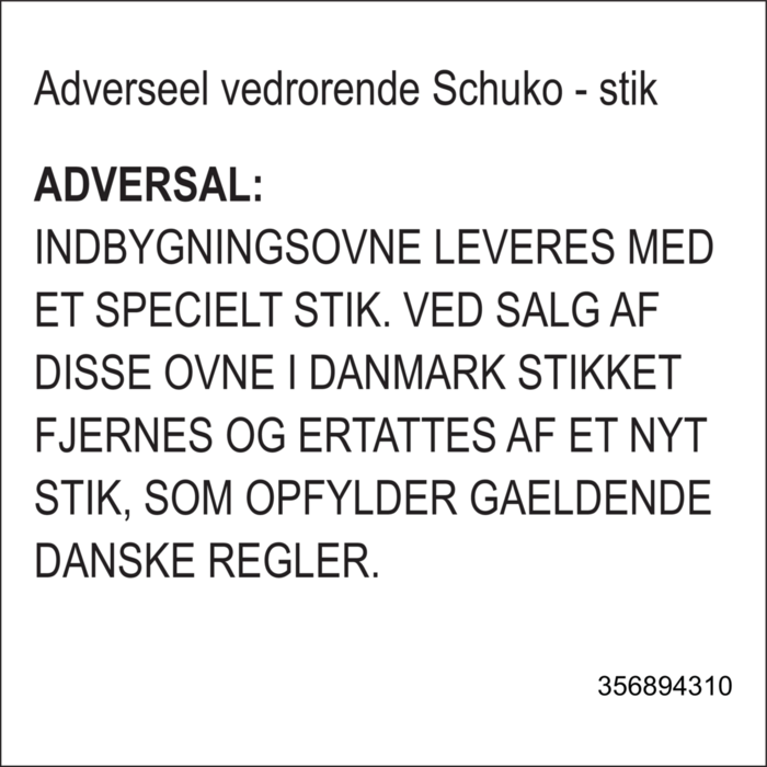 A Schuko duót fordítva kell csatlakoztatni