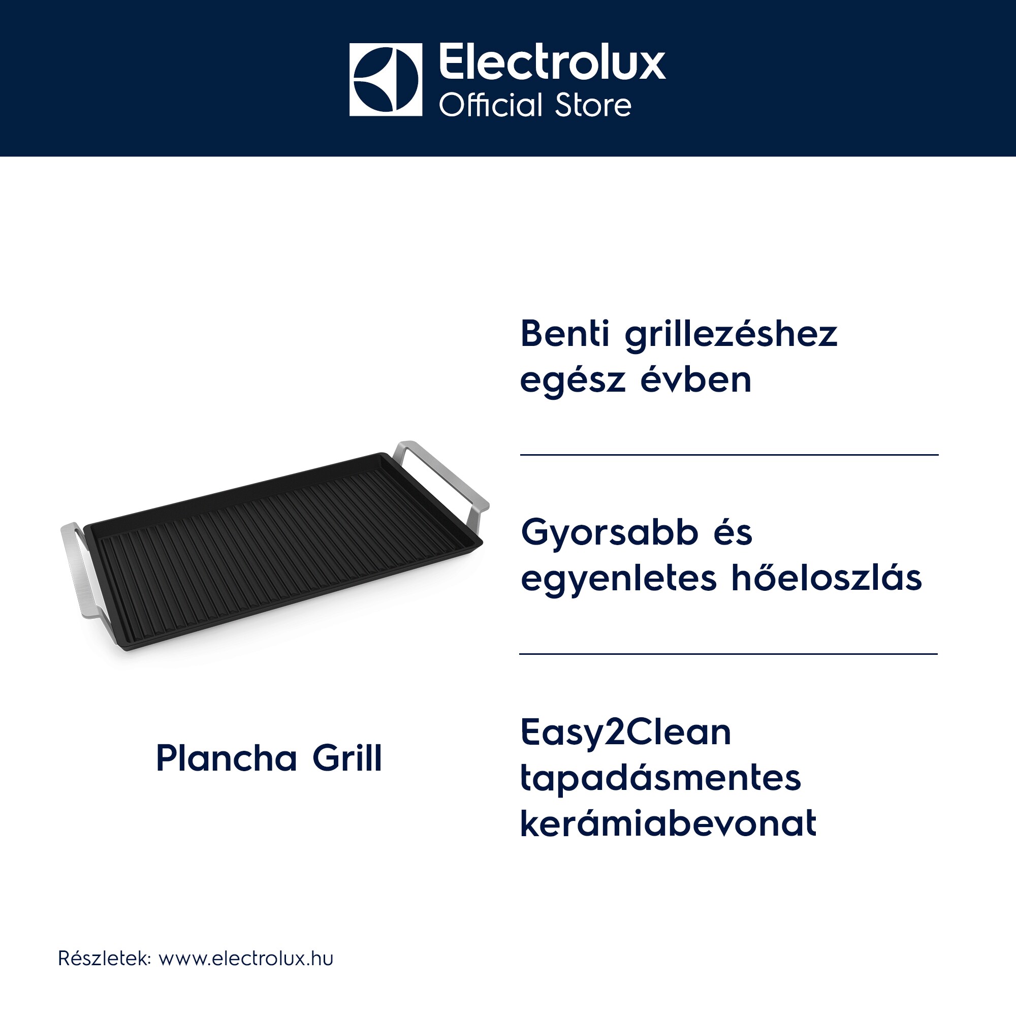 Electrolux - Plancha grill - E9HHPG11