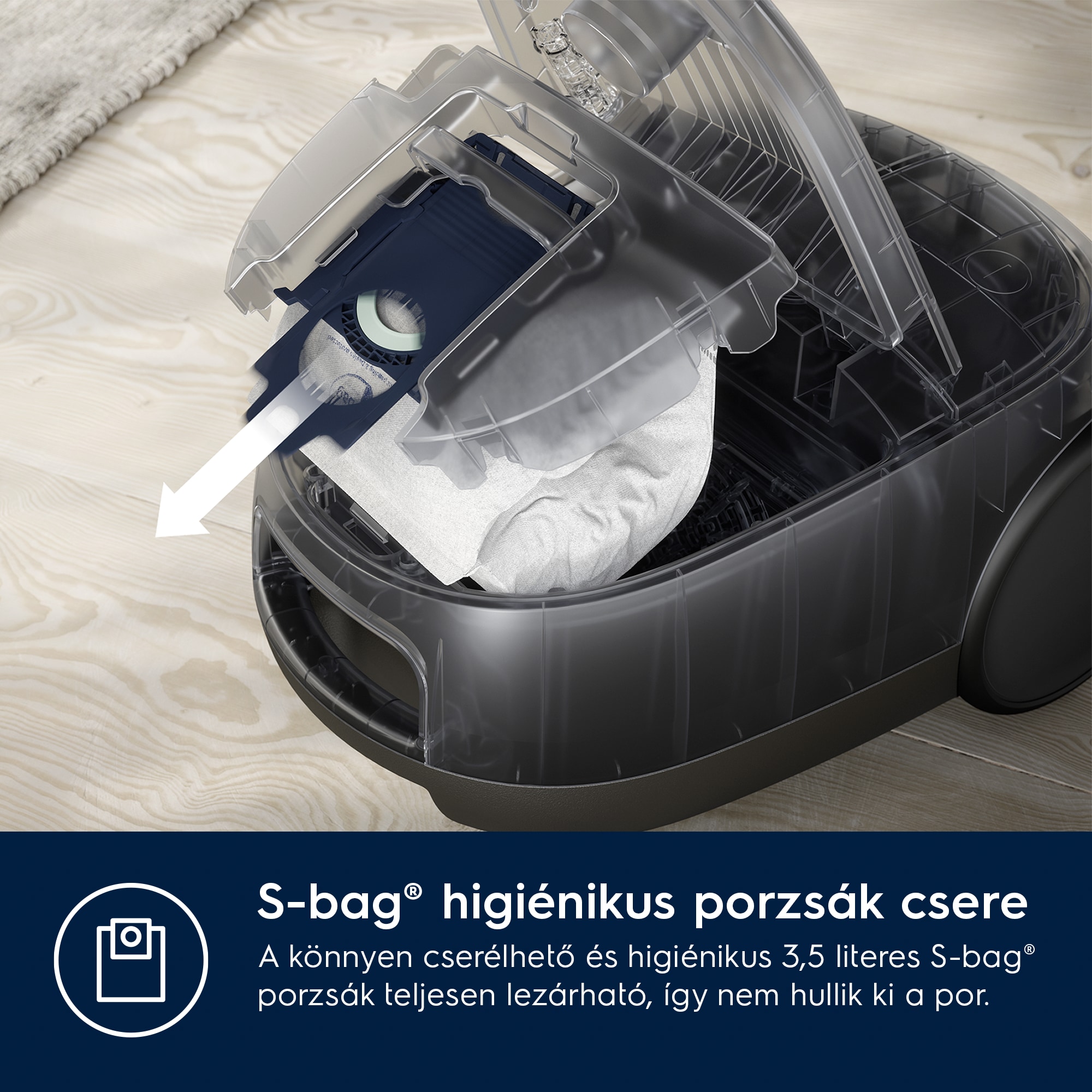 Electrolux - Porzsákos porszívó - EB61C1OG