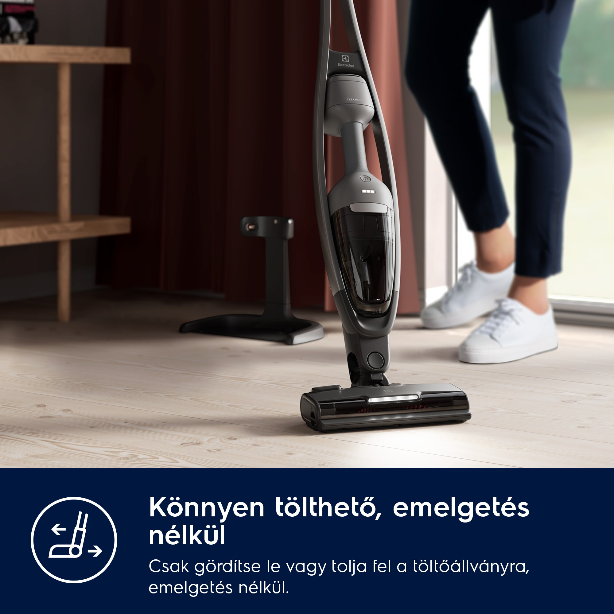 Electrolux - Akkumulátoros álló porszívó - ES62CB25DH