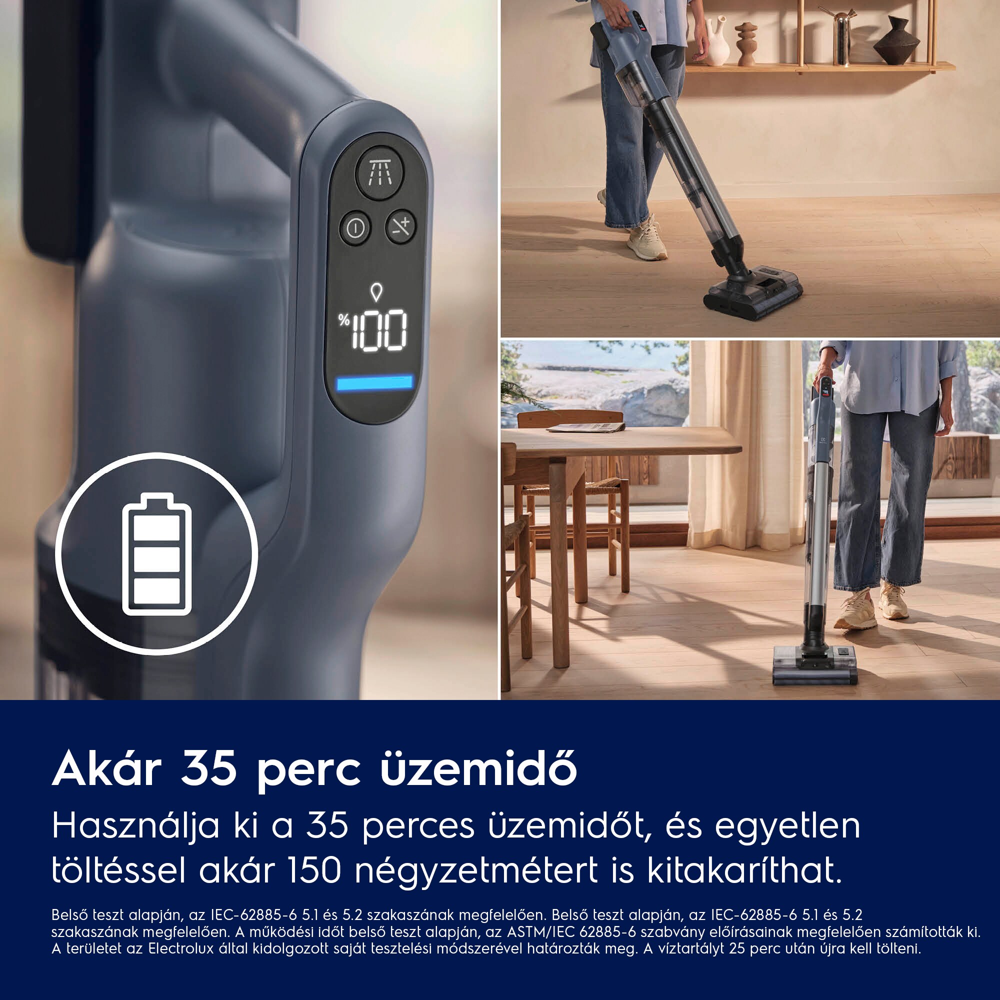 Electrolux - Vezeték nélküli nedves takarítógép - EW82U2DB