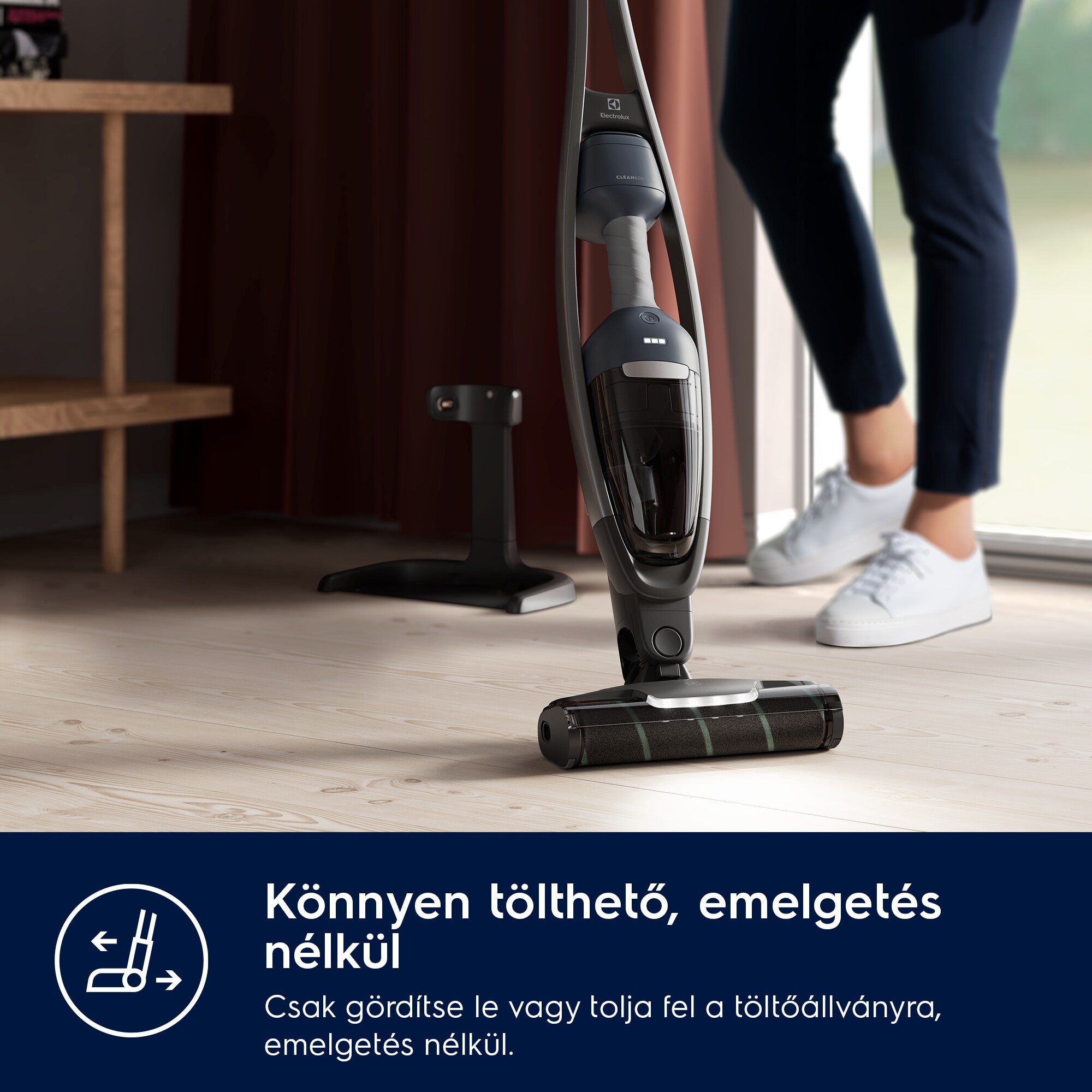 Electrolux - Akkumulátoros álló porszívó - ES62CP25DB