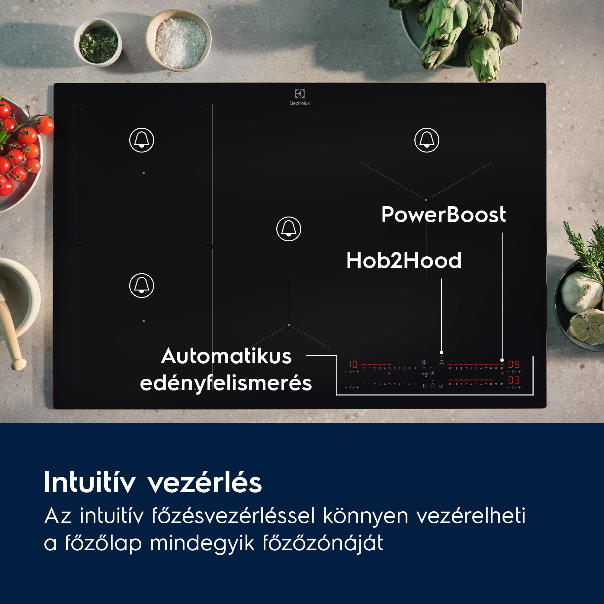 Electrolux - Indukciós főzőlap - Y82IS453