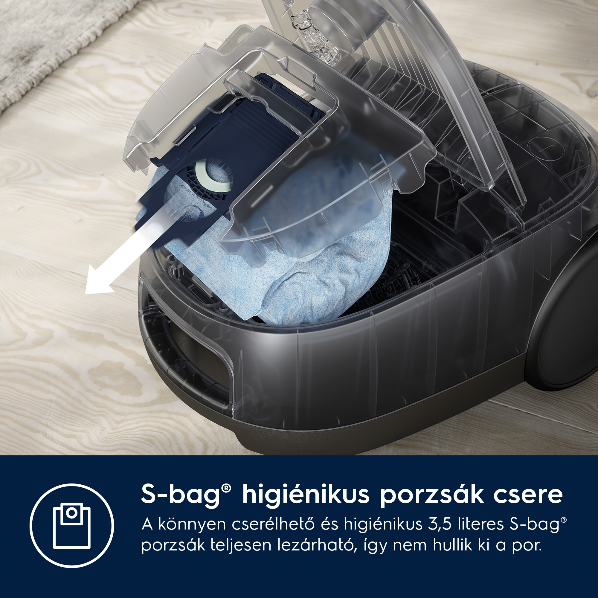 Electrolux - Porzsákos porszívó - EB61A5UG