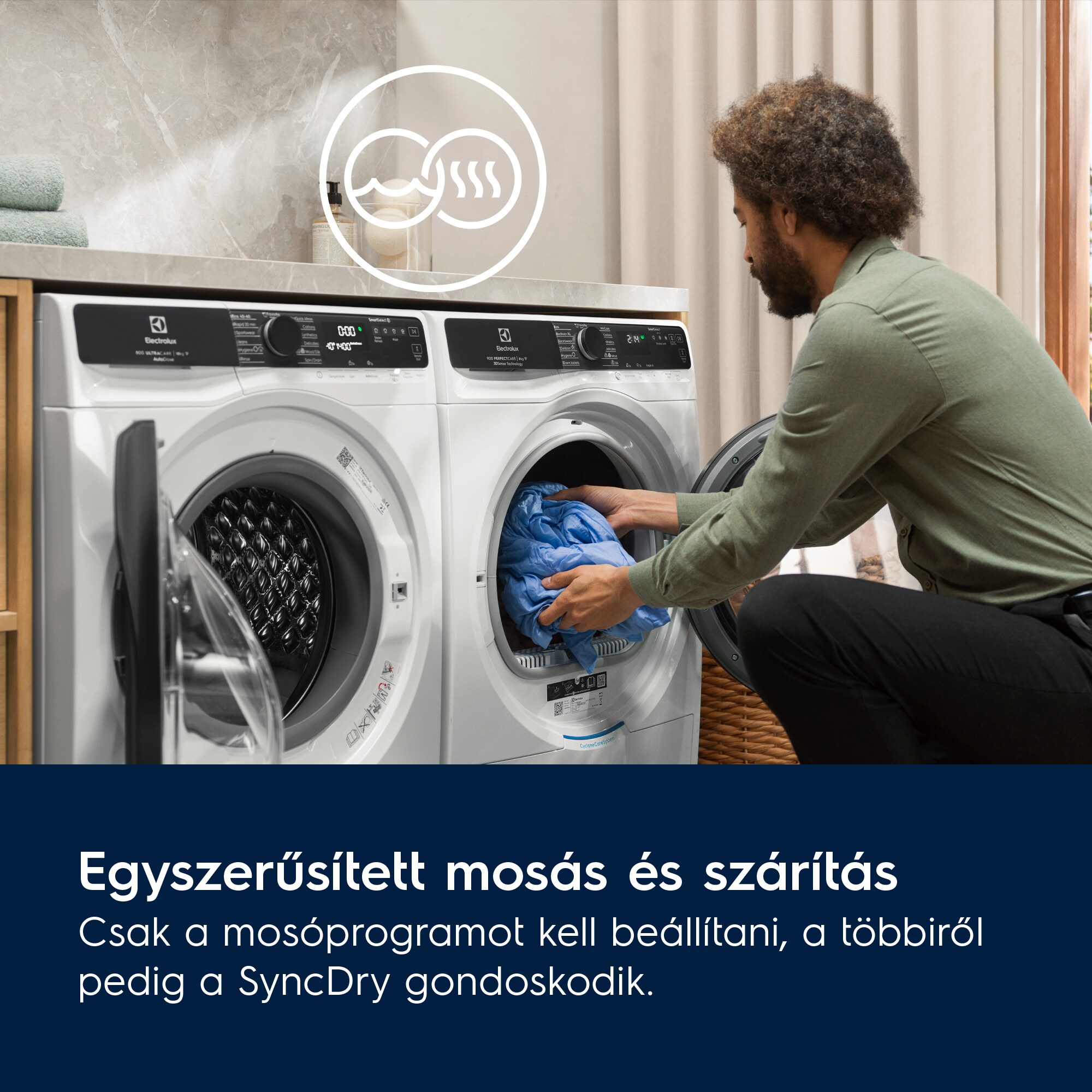 Electrolux - Hőszivattyús szárítógép - EW7D585UCE