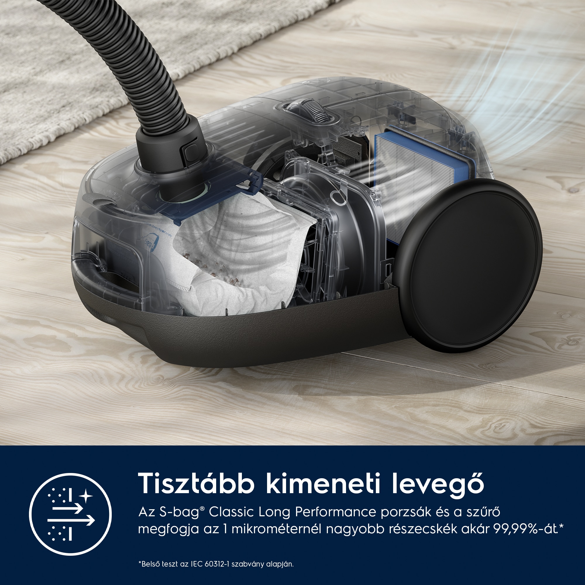 Electrolux - Porzsákos porszívó - EB61C1OG