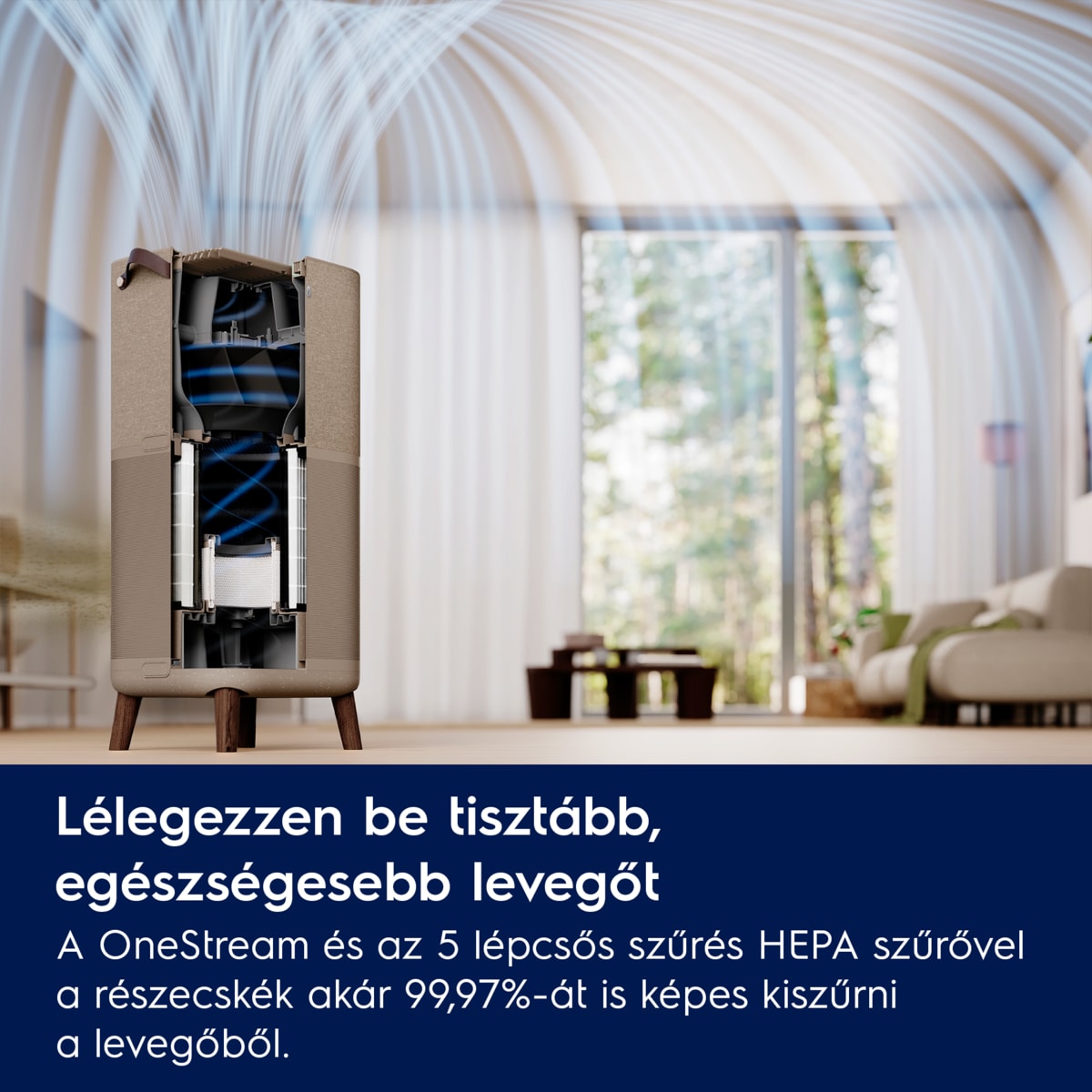 Electrolux - Oxygen légtisztító - EPU93171BG