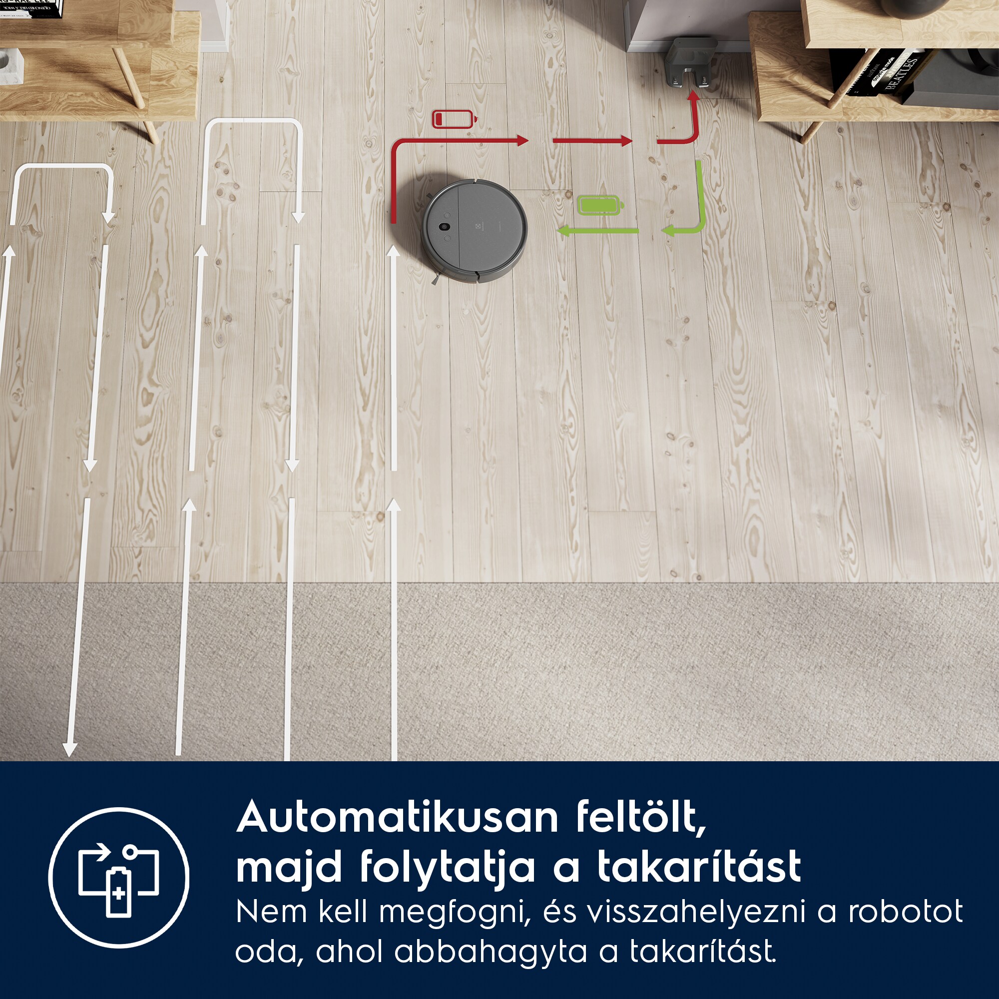 Electrolux - Robotporszívók - ER61UW1DG