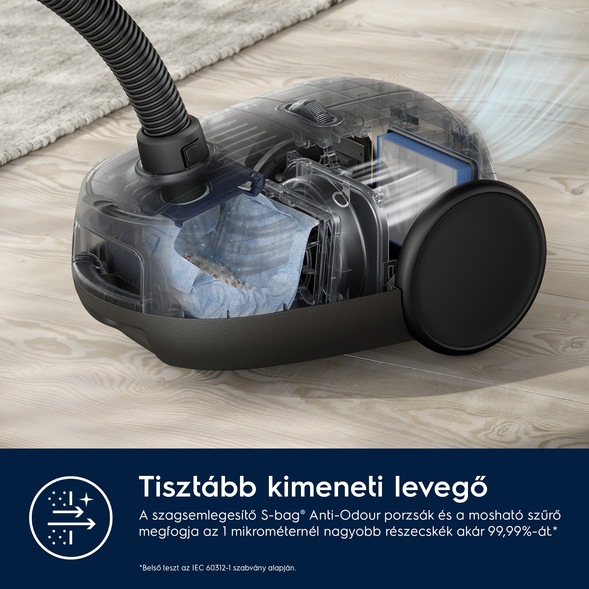 Electrolux - Porzsákos porszívó - EB61A5UG
