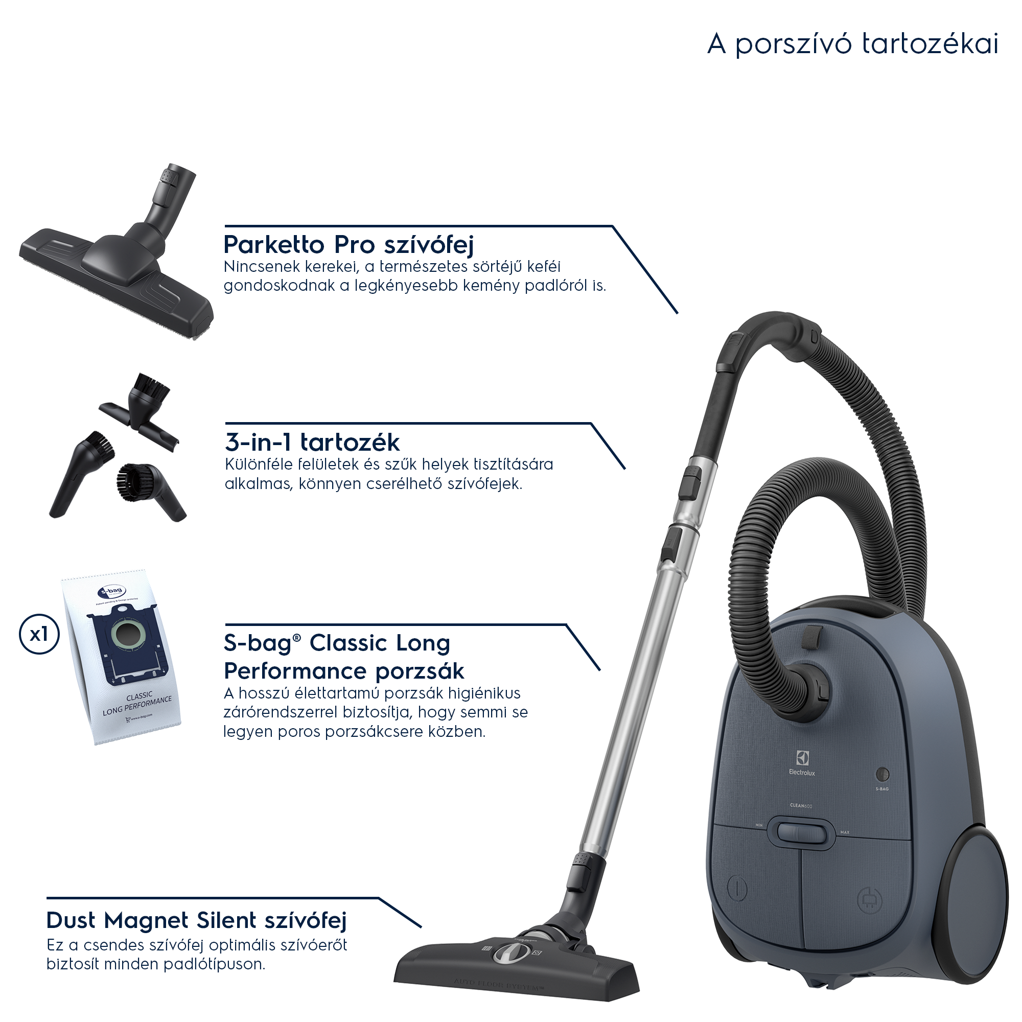 Electrolux - Porzsákos porszívó - EB61C2DBP