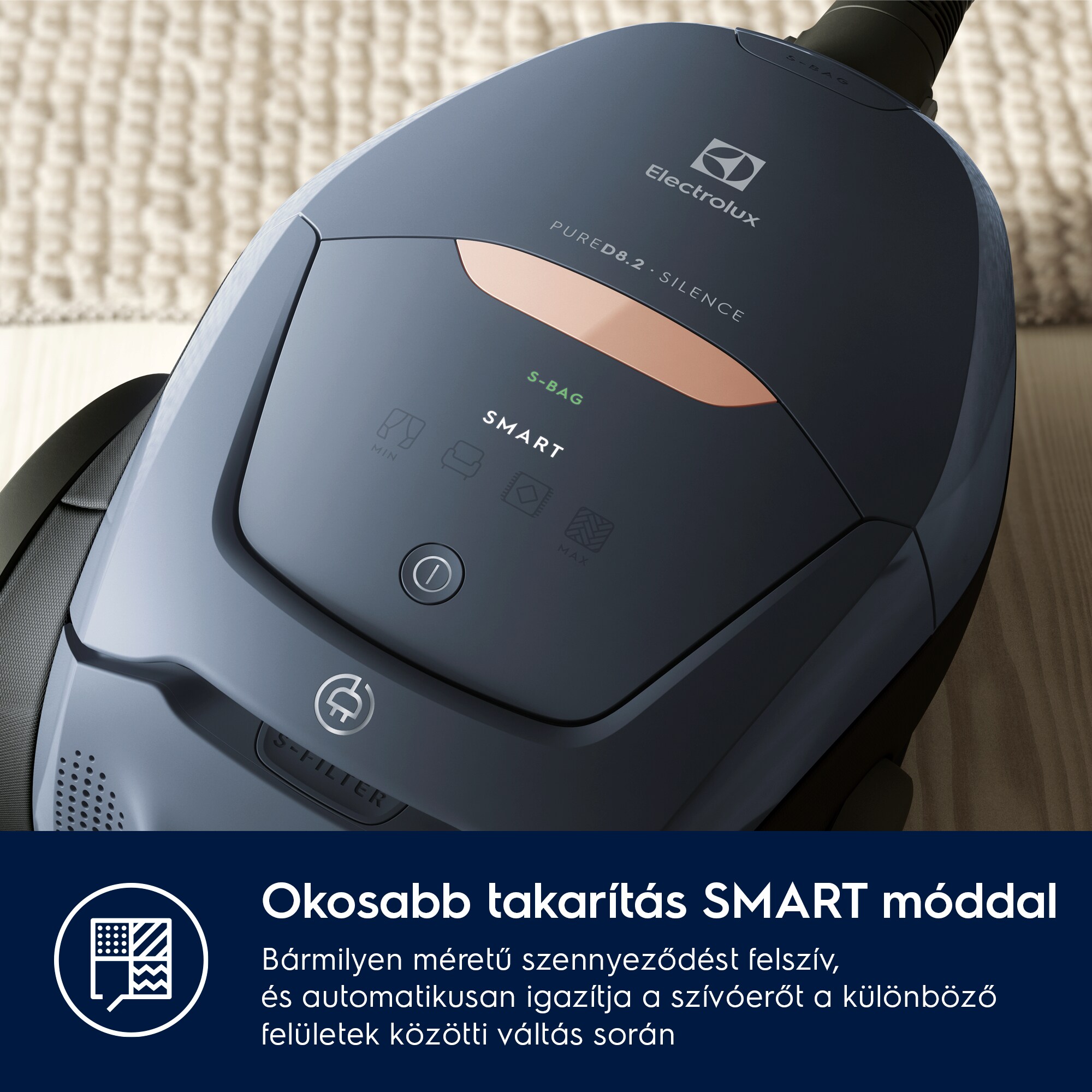Electrolux - Porzsákos porszívó - PD82-8DB
