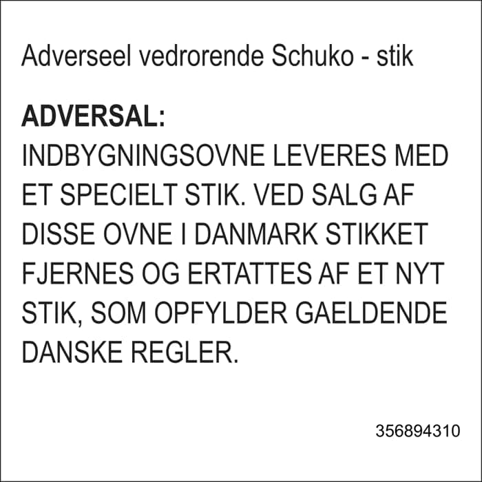 A Schuko duót fordítva kell csatlakoztatni