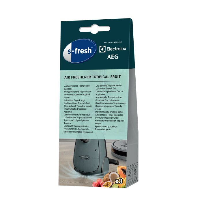 s-fresh™ Air Freshener Tropical Fruit Packaging