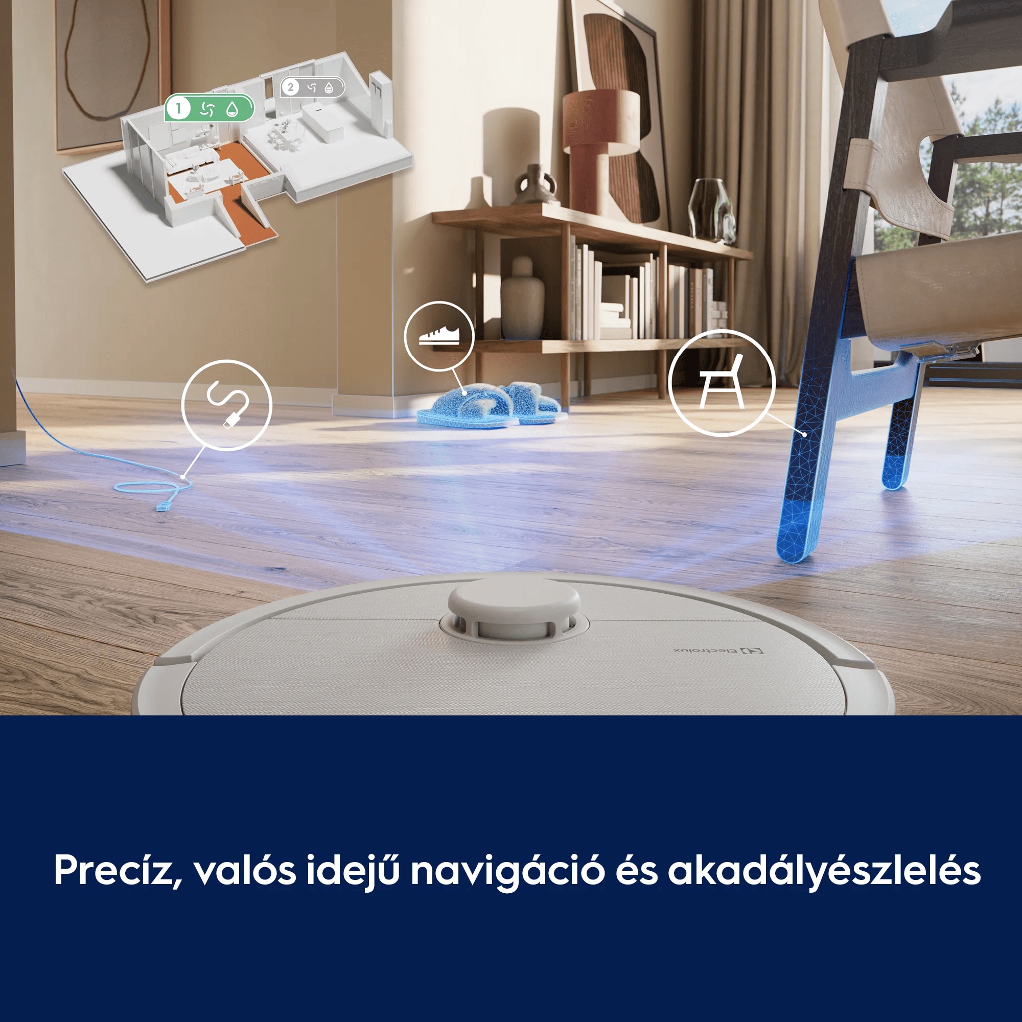 Precíz, valós idejű navigáció és akadályészlelés