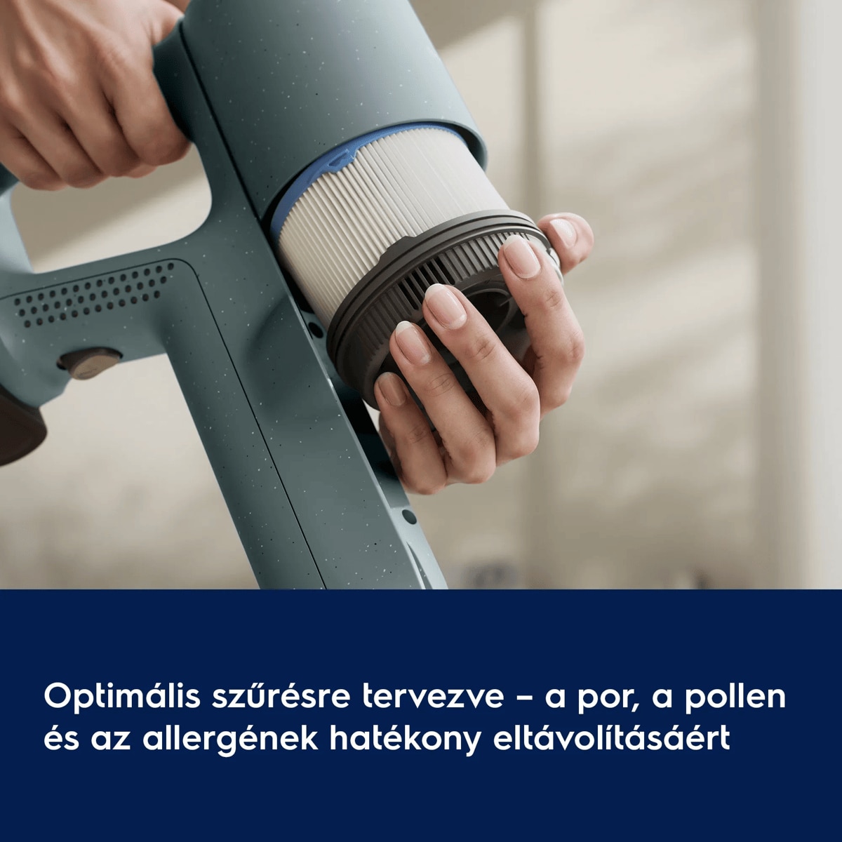 Optimális szűrésre tervezve – a por, a pollen és az allergének hatékony eltávolításáért