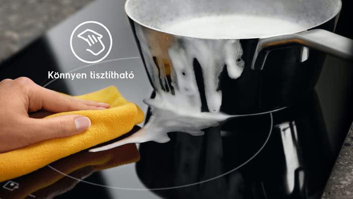 Könnyen és gyorsan tisztítható 