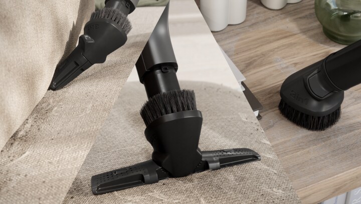 Közeli kép a különböző Electrolux szívófejekről