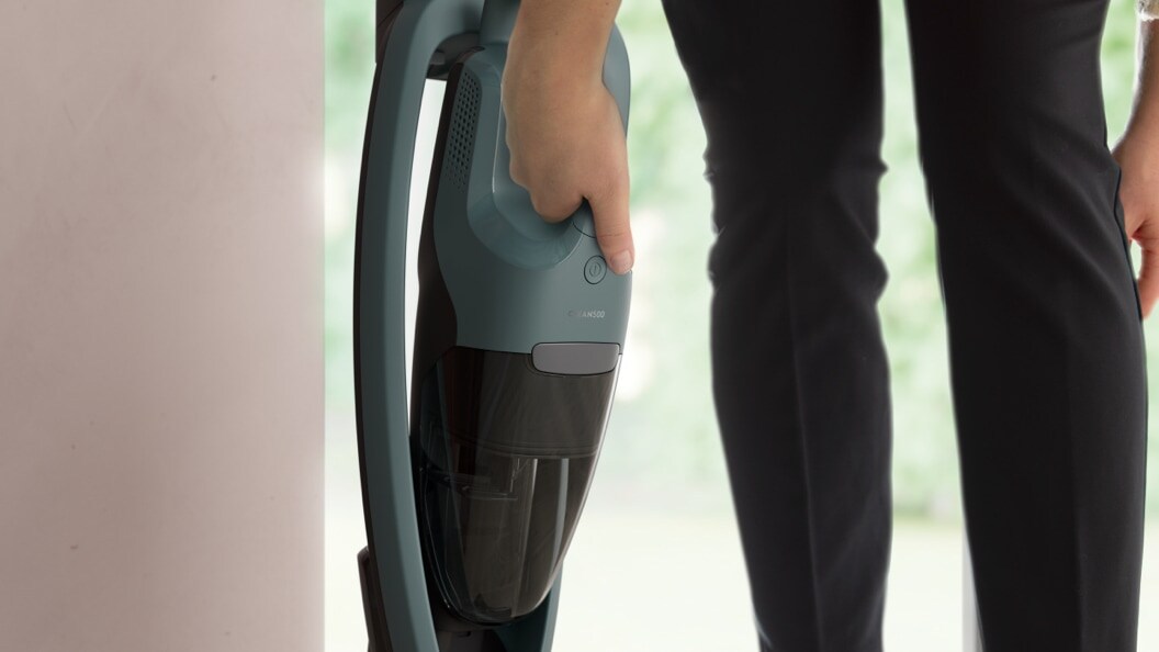 Gyors, kényelmes takarítás a kivehető kéziporszívóval