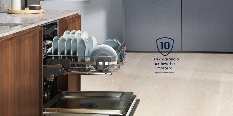 10 év garancia mosogatógépek inverter motorjára