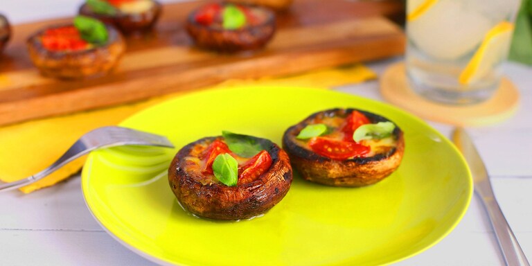 Caprese gombafejek