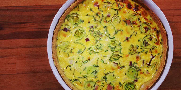 Húsvéti quiche sonkával és tormával